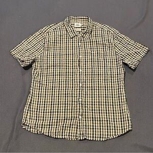 Flint Tinder s/s classic fit button up shirt mens size large pre-owned condition